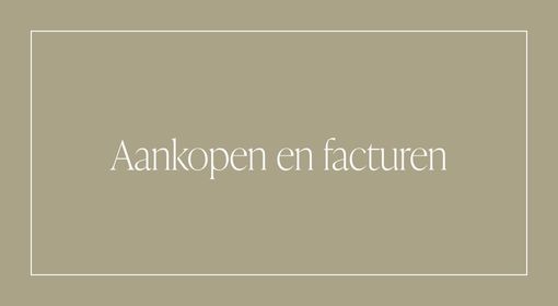 Aankopen en facturen